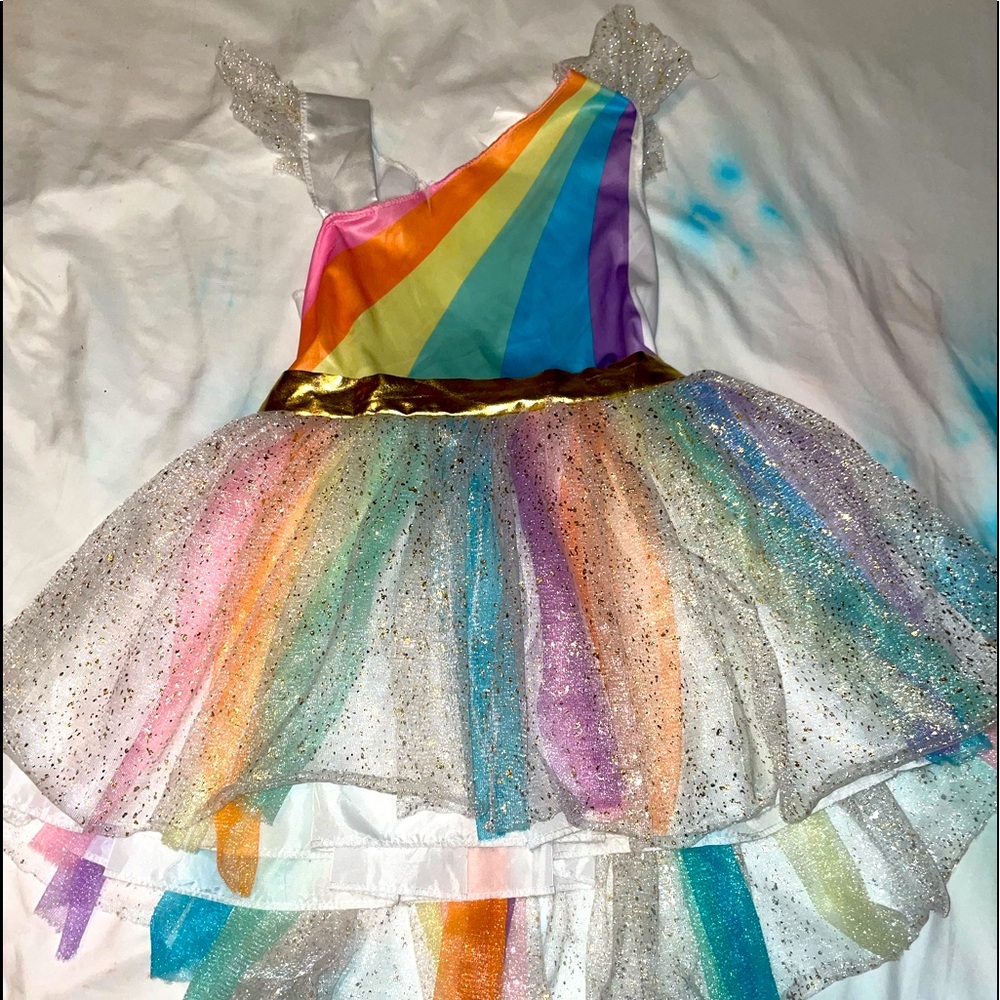 Rainbow Dance Tutu Dress/Costume